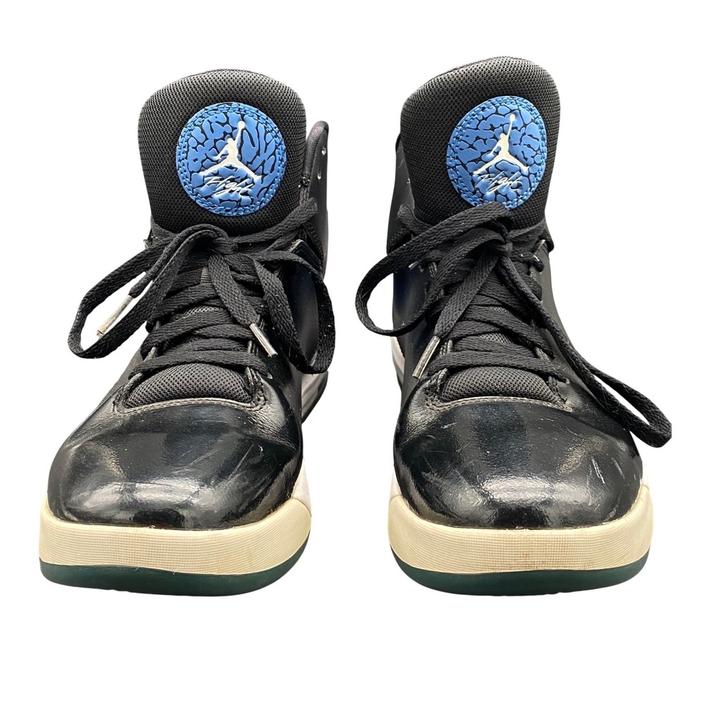 Jordan Flight Origin 2 Mens Black Sport Blue Basketball Shoes 705077-008 Size 11